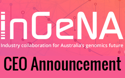 InGeNA CEO Announcement