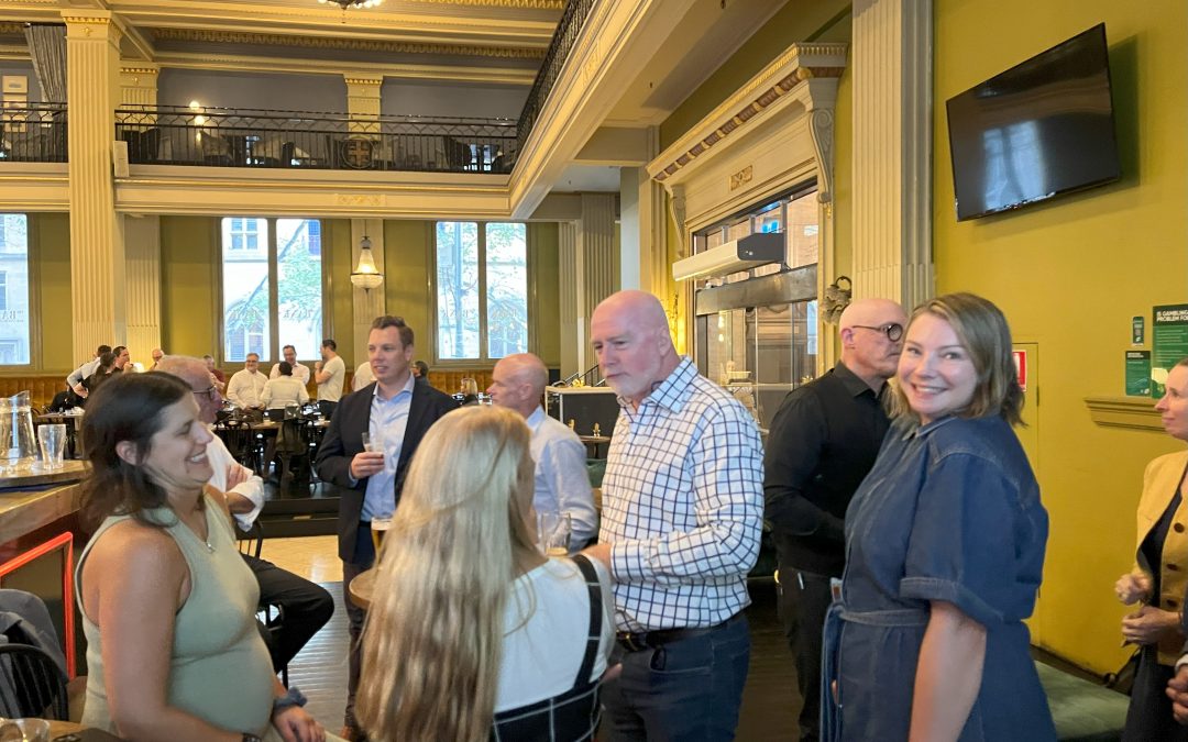 Networking at Melbourne’s The Bank on Collins
