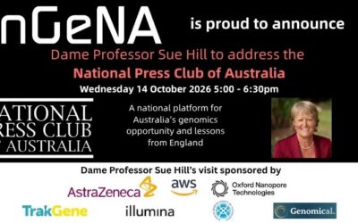 Global Genomics Leader Professor Dame Sue Hill to Visit Australia as National Policy Framework Sets New Direction